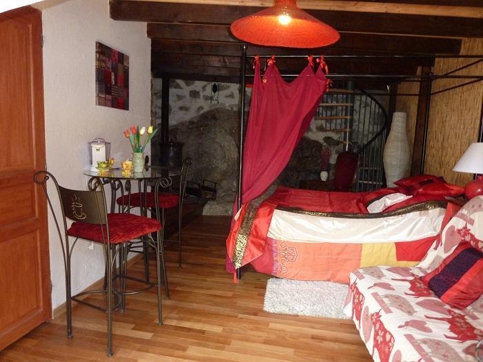 Bed and Breakfast Ferme des Combettes à Saint-Péray Chambre photo
